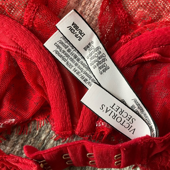 Victorias Secret One Piece Lingerie Suit | Red | Small - Picture 3 of 3